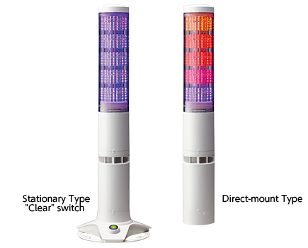 Torre de señal LED programable Ethernet de Φ60mm con PoE LA6-POE