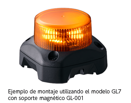 Baliza luminosa rotativa GF7