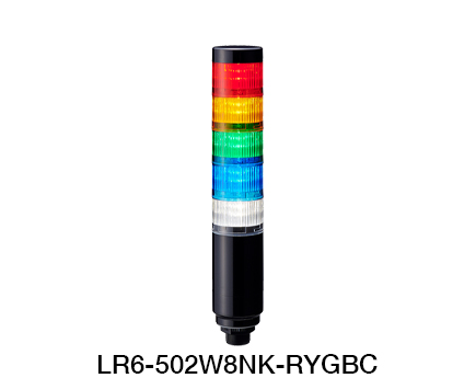 Baliza de señalización  LED Serie LR6 (Desconexión rápida M12)