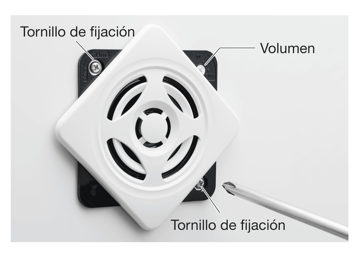 Tornillos de fijaci&oacute;n y control de volumen frontales